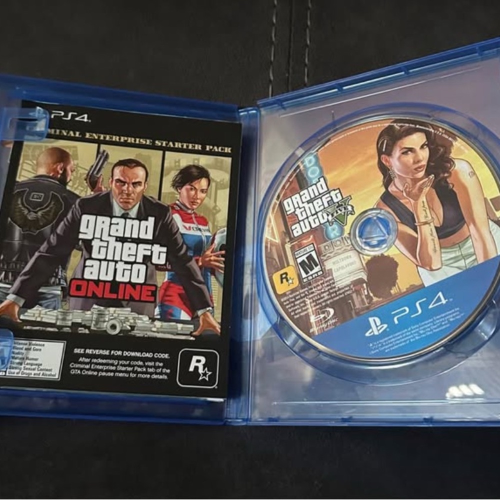 PS4 Grand Theft Auto V Game Disc